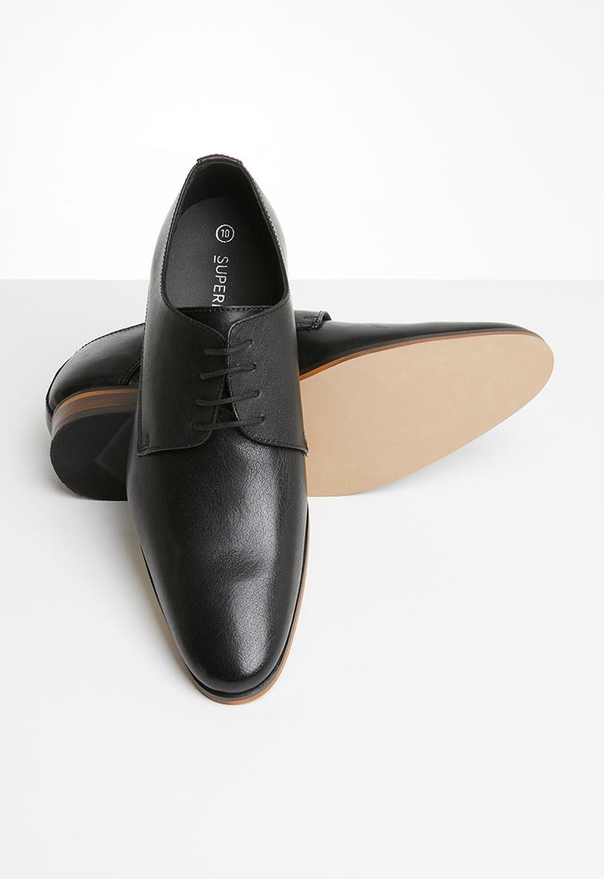 Superbalist - Nathan leather derby - black