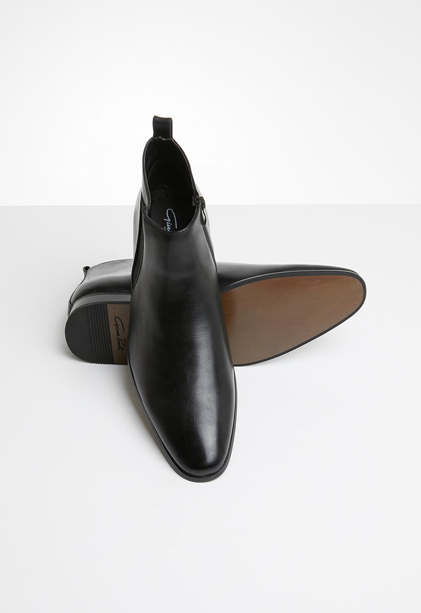 Gino Paoli - Fancy gusset boot - black