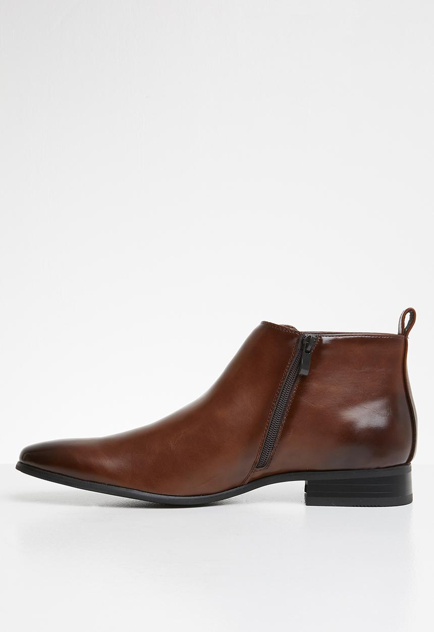 Gino Paoli - Fancy gusset boot - brown