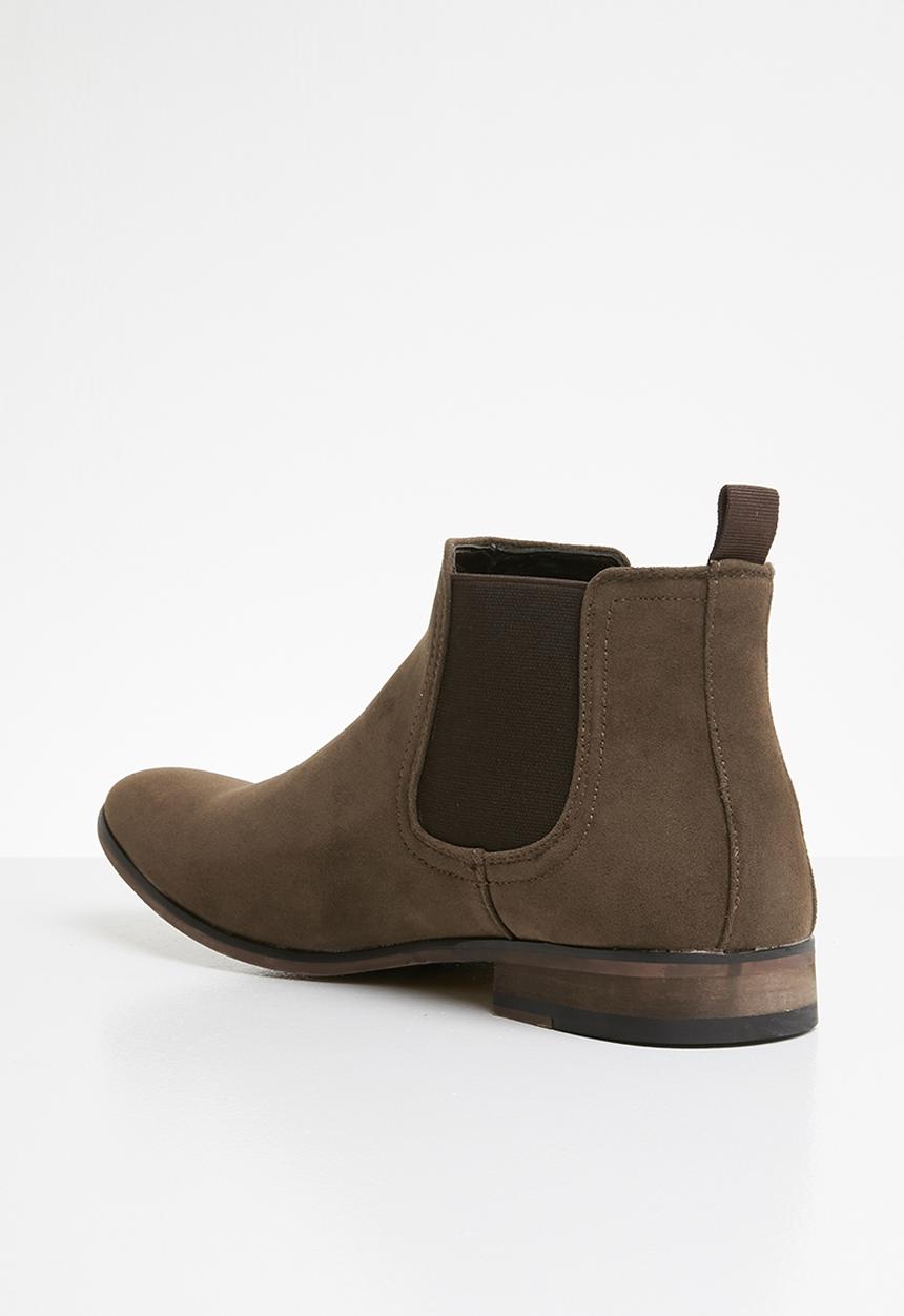 Superbalist - Chelsea boot with back pull tab - brown