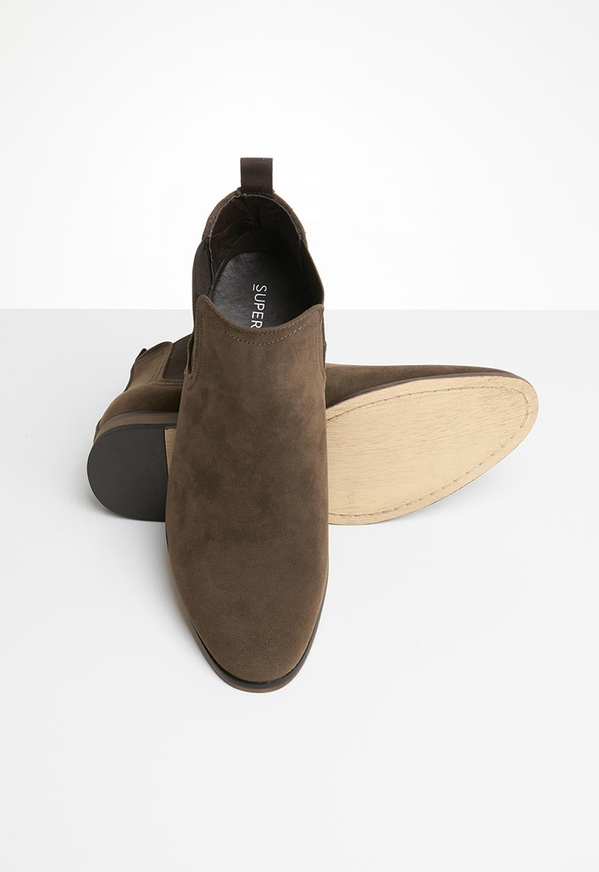 Superbalist - Chelsea boot with back pull tab - brown