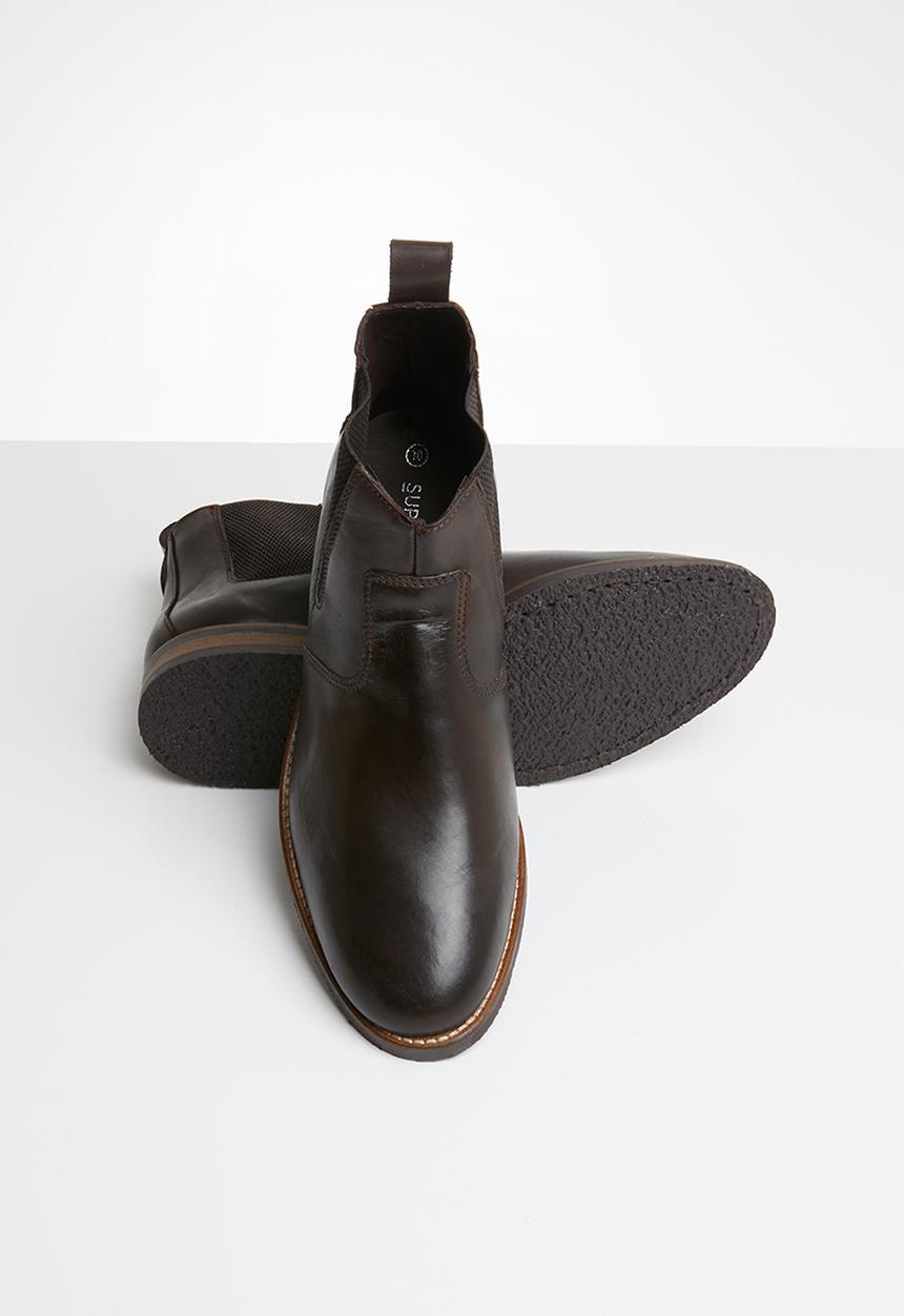 Superbalist - Cameron leather chelsea boot - brown