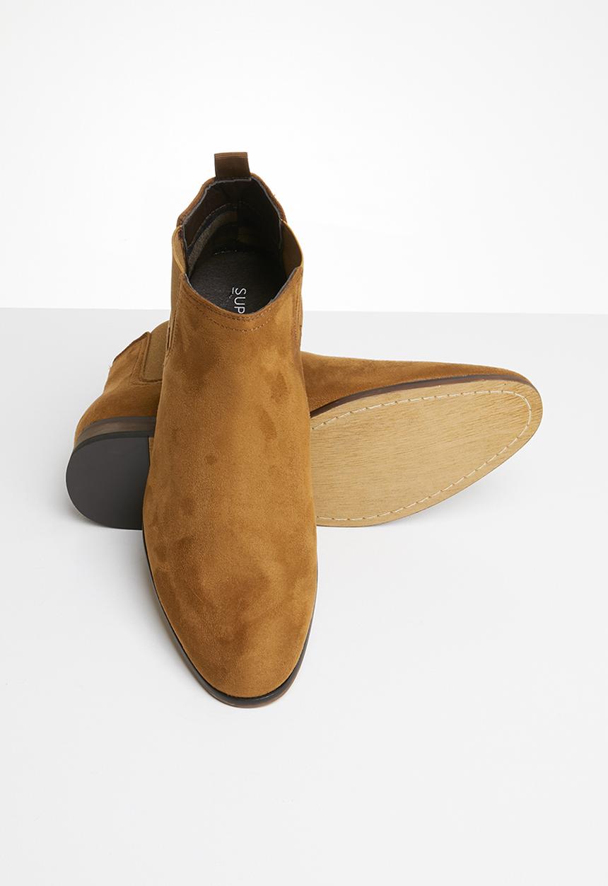 Superbalist - Chelsea boot with back pull tab - tan
