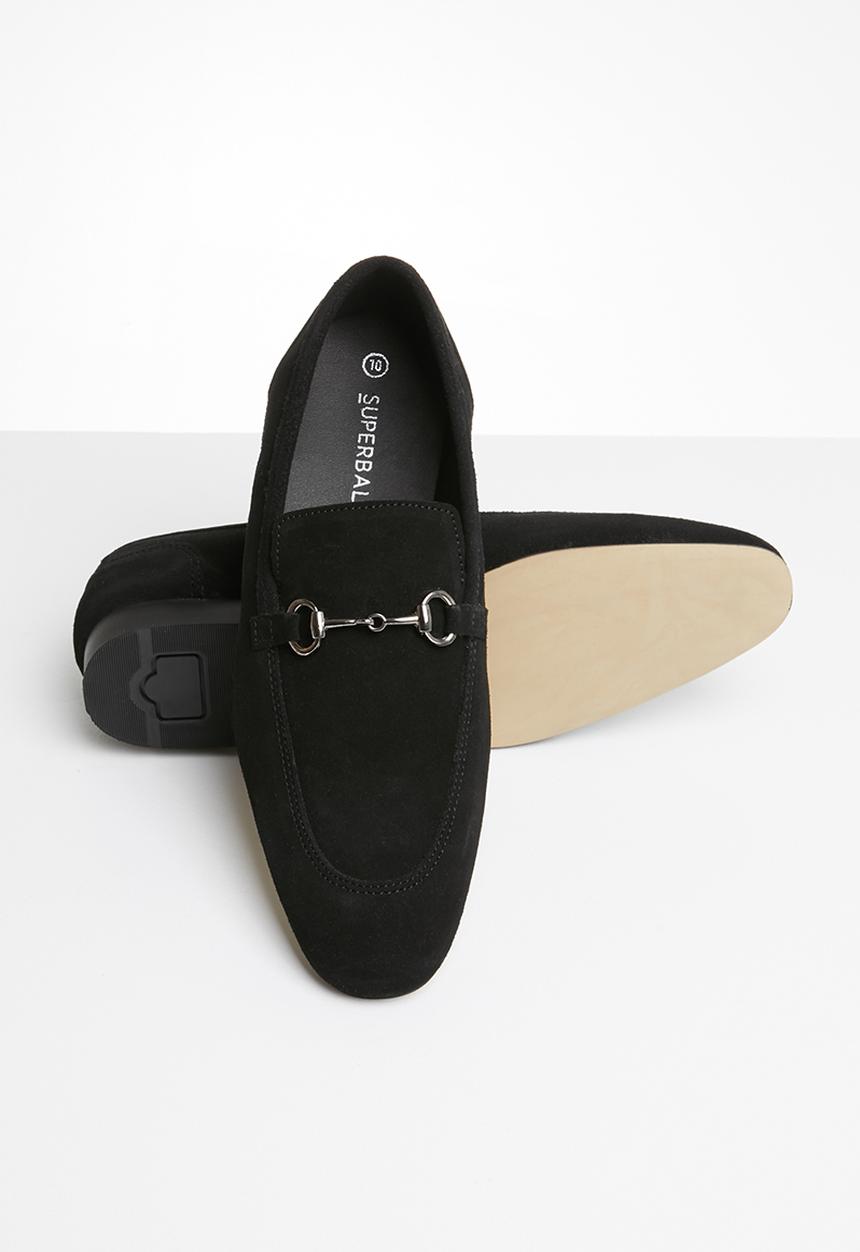Superbalist - John suede loafer - black 