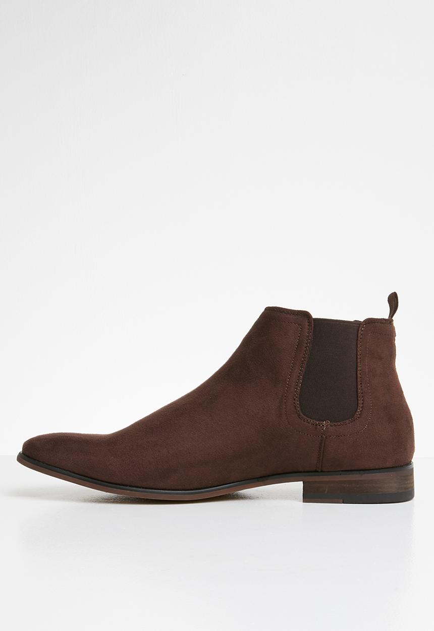 Superbalist - Chelsea boot with back pull tab - brown