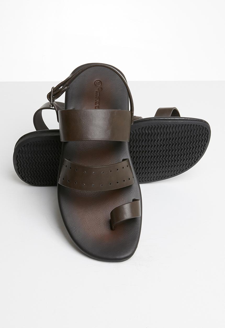 MAZERATA - Jerry sandals - dark brown