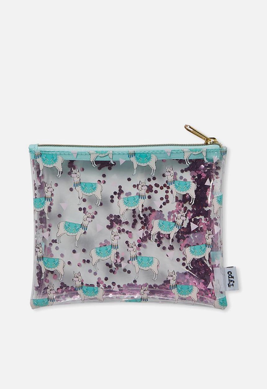 Typo - Clear it pencil case - blue 