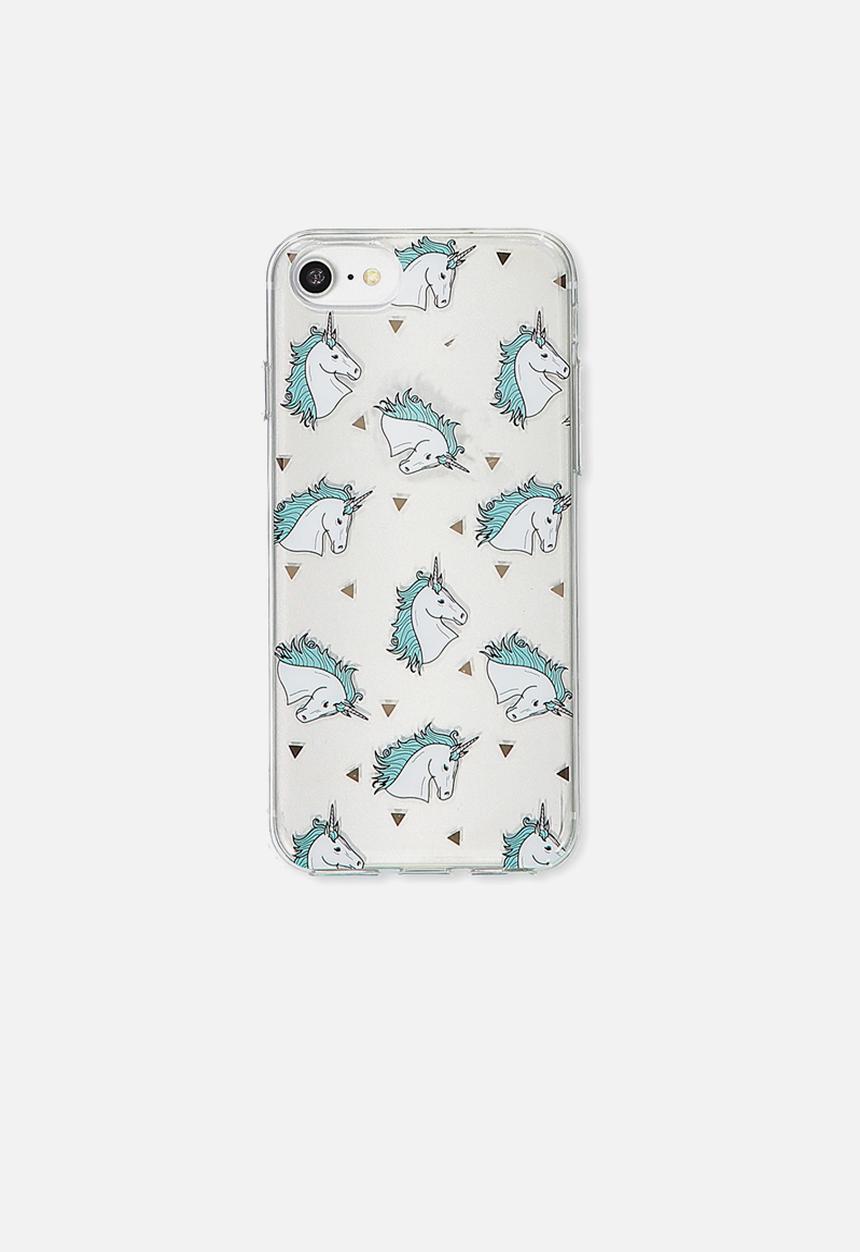 Typo - Transparent iPhone cover  - white 