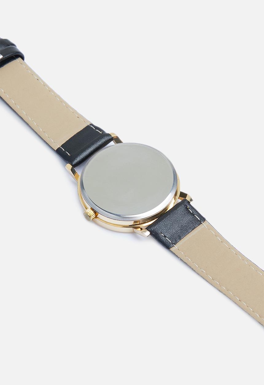 basicthread - Justin watch - black & gold