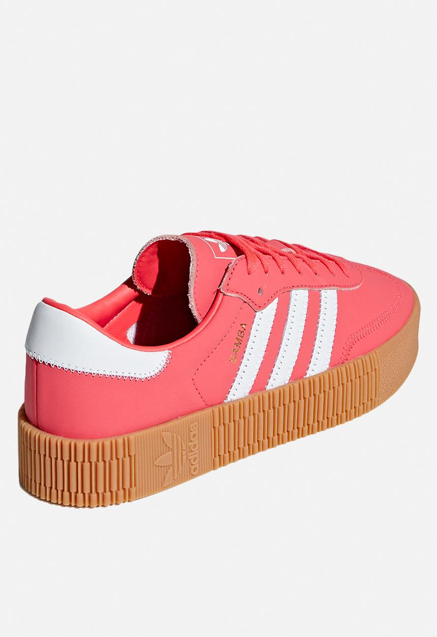 adidas Originals - Sambrose  W - shock red/white/gum