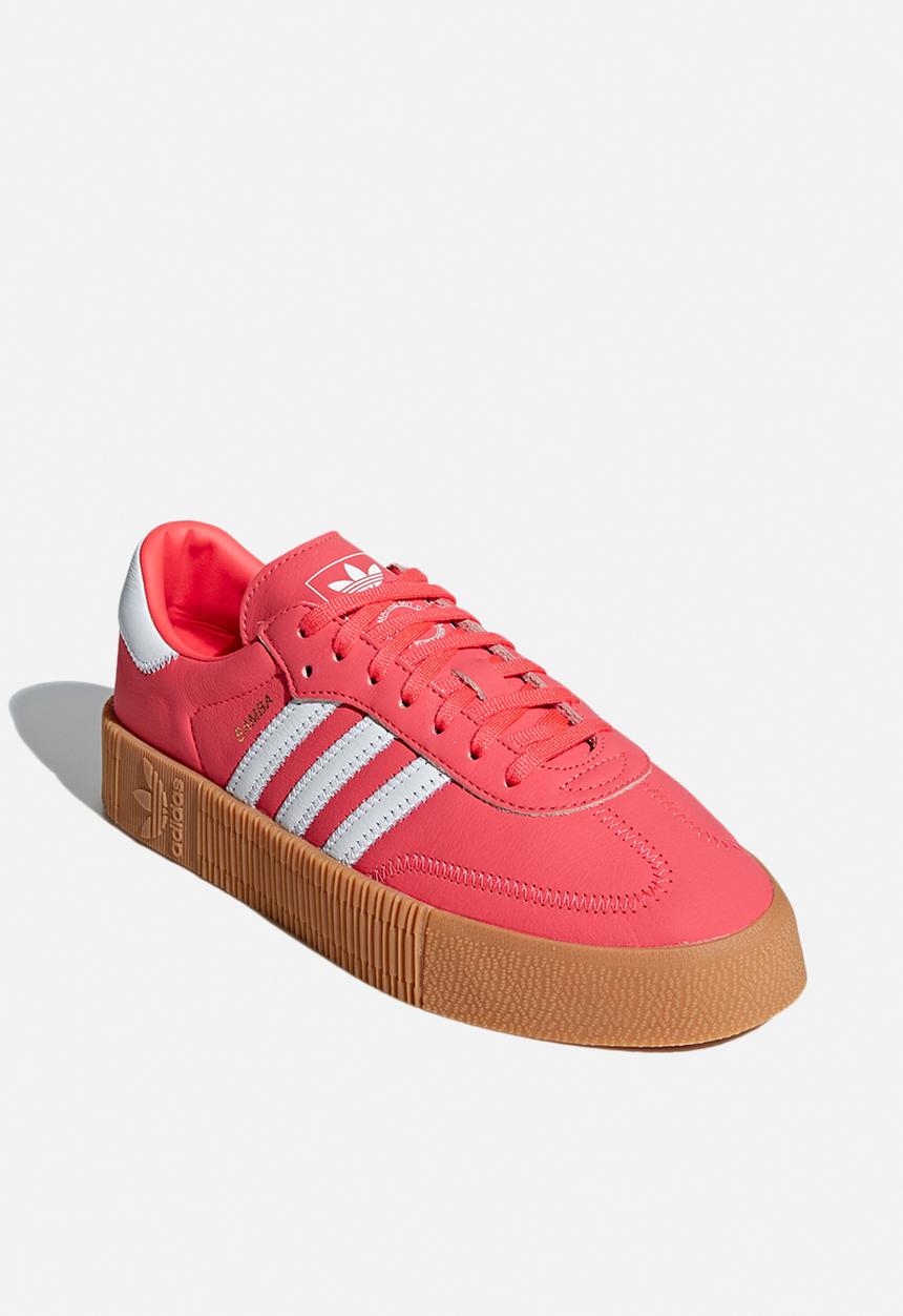 adidas Originals - Sambrose  W - shock red/white/gum