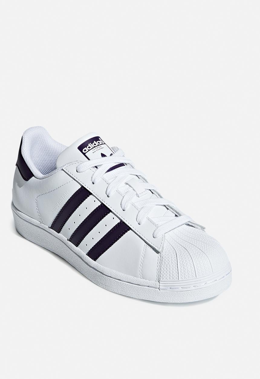 adidas Originals - Superstar W - white/legend purple/black