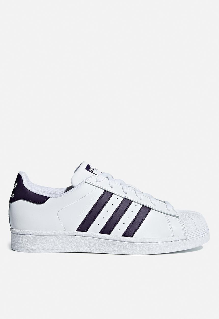 adidas Originals - Superstar W - white/legend purple/black