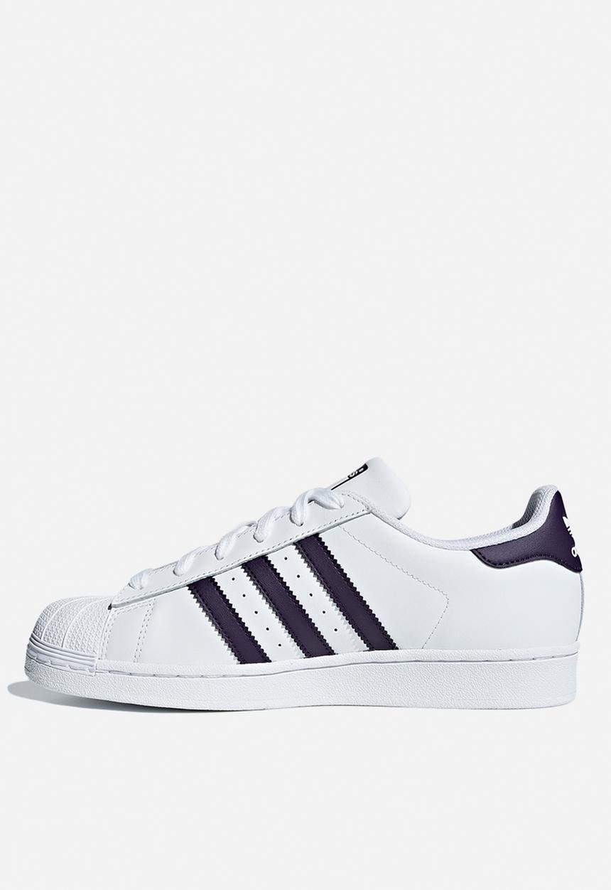 adidas Originals - Superstar W - white/legend purple/black