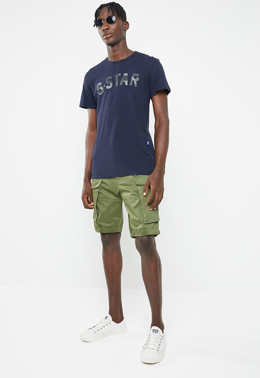 G-STAR - Graphic 10 short sleeve tee - blue 