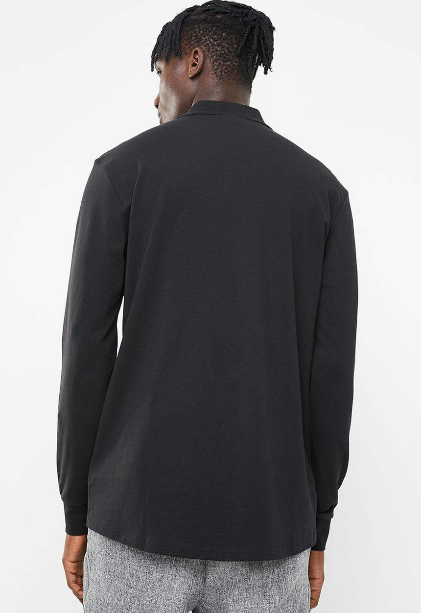 G-STAR - Starkon long sleeve polo - black