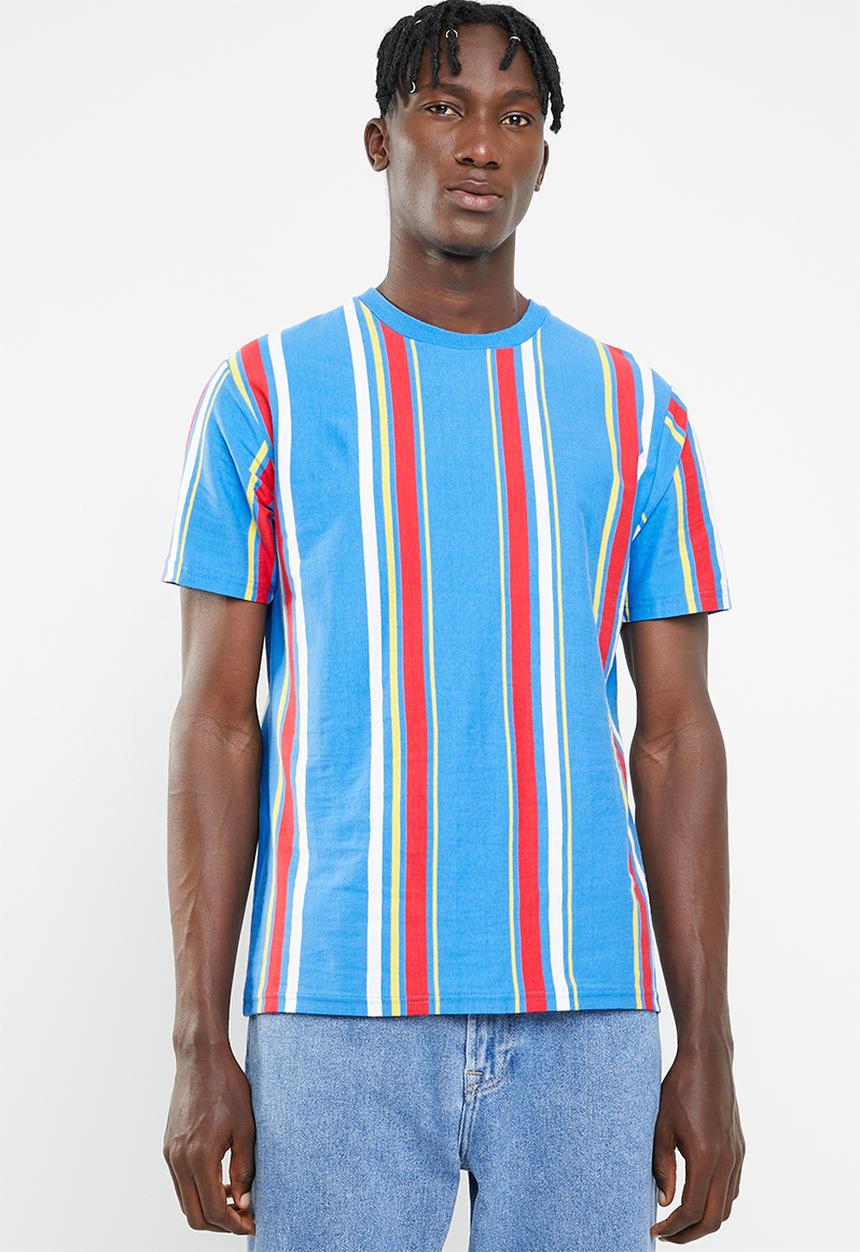 Factorie - Short sleeve vertical tee - multi