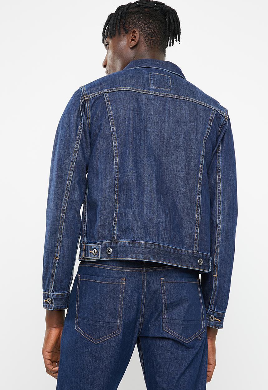 basicthread - Fashion denim trucker jacket - blue