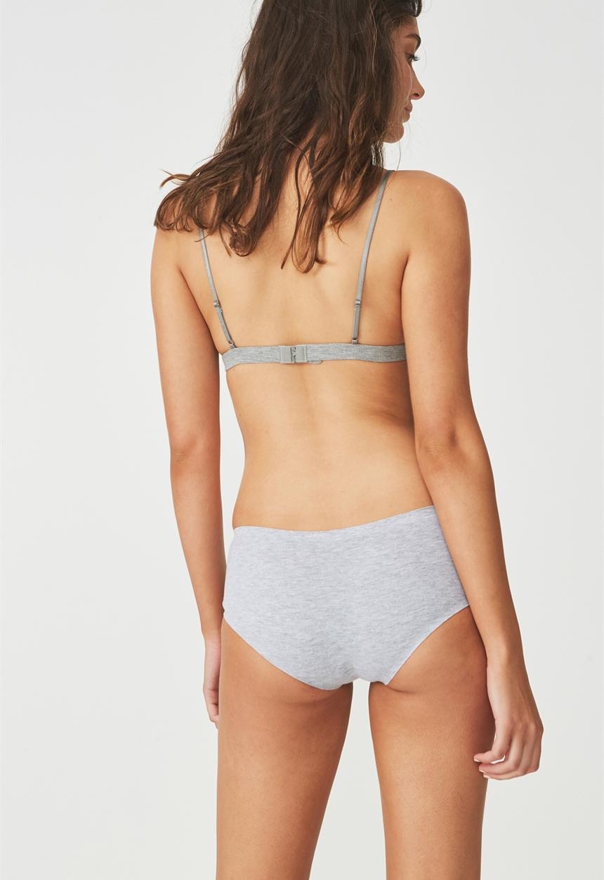 Cotton On - Soft seamless boy-leg brief- grey