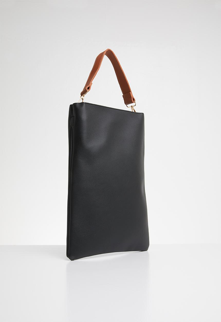 Joy Collectables - Shopper bag with tag detail - black