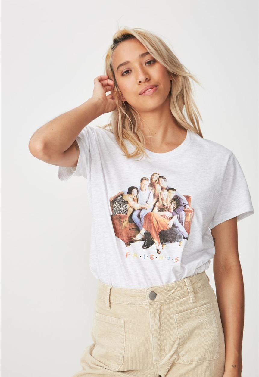 Cotton On - Tbar fox graphic tee - white 
