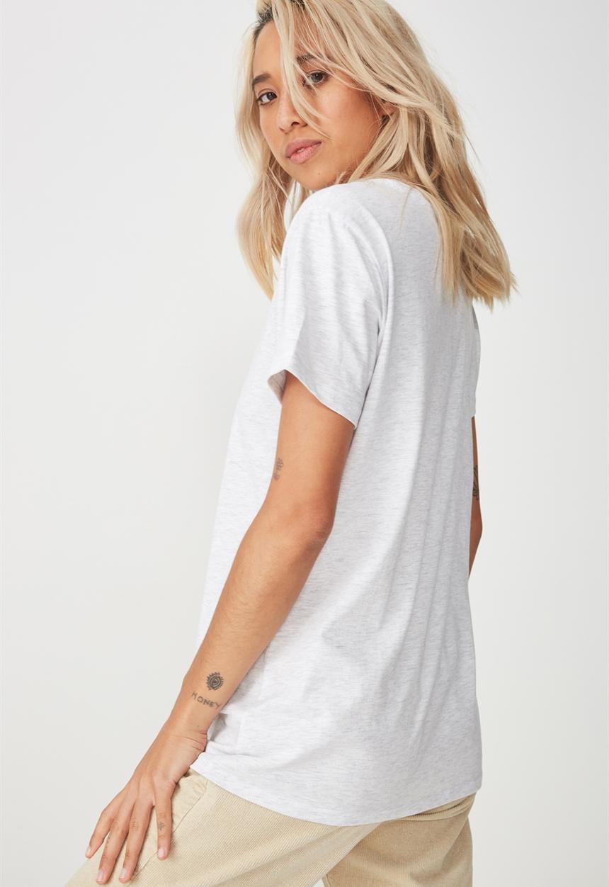 Cotton On - Tbar fox graphic tee - white 