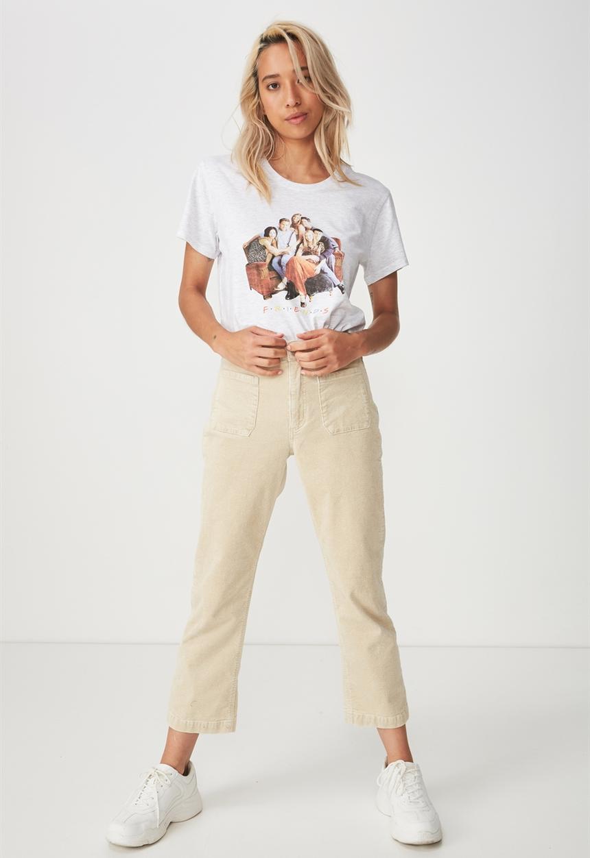 Cotton On - Tbar fox graphic tee - white 