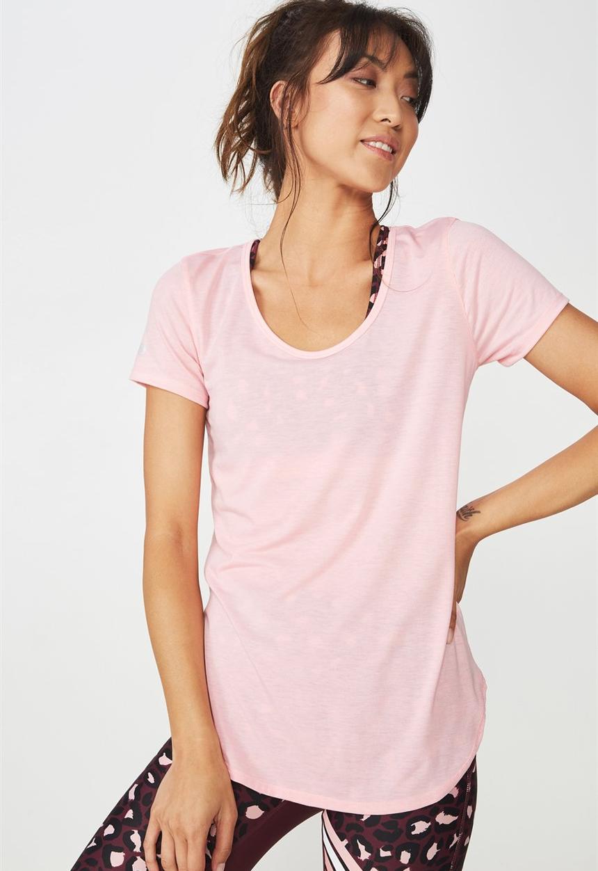 Cotton On - Gym T-shirt - pink