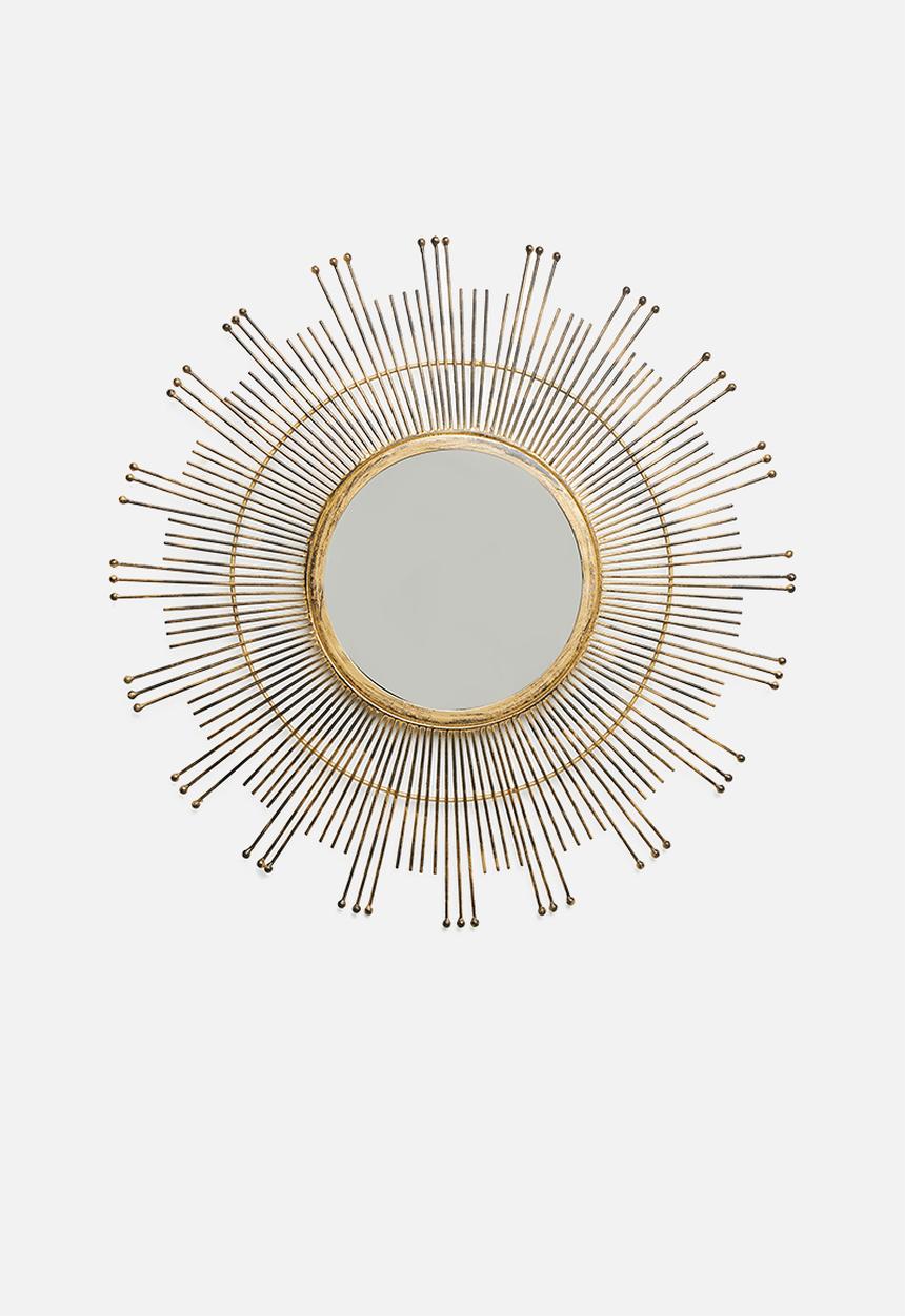 SF Collection - Sun mirror - gold