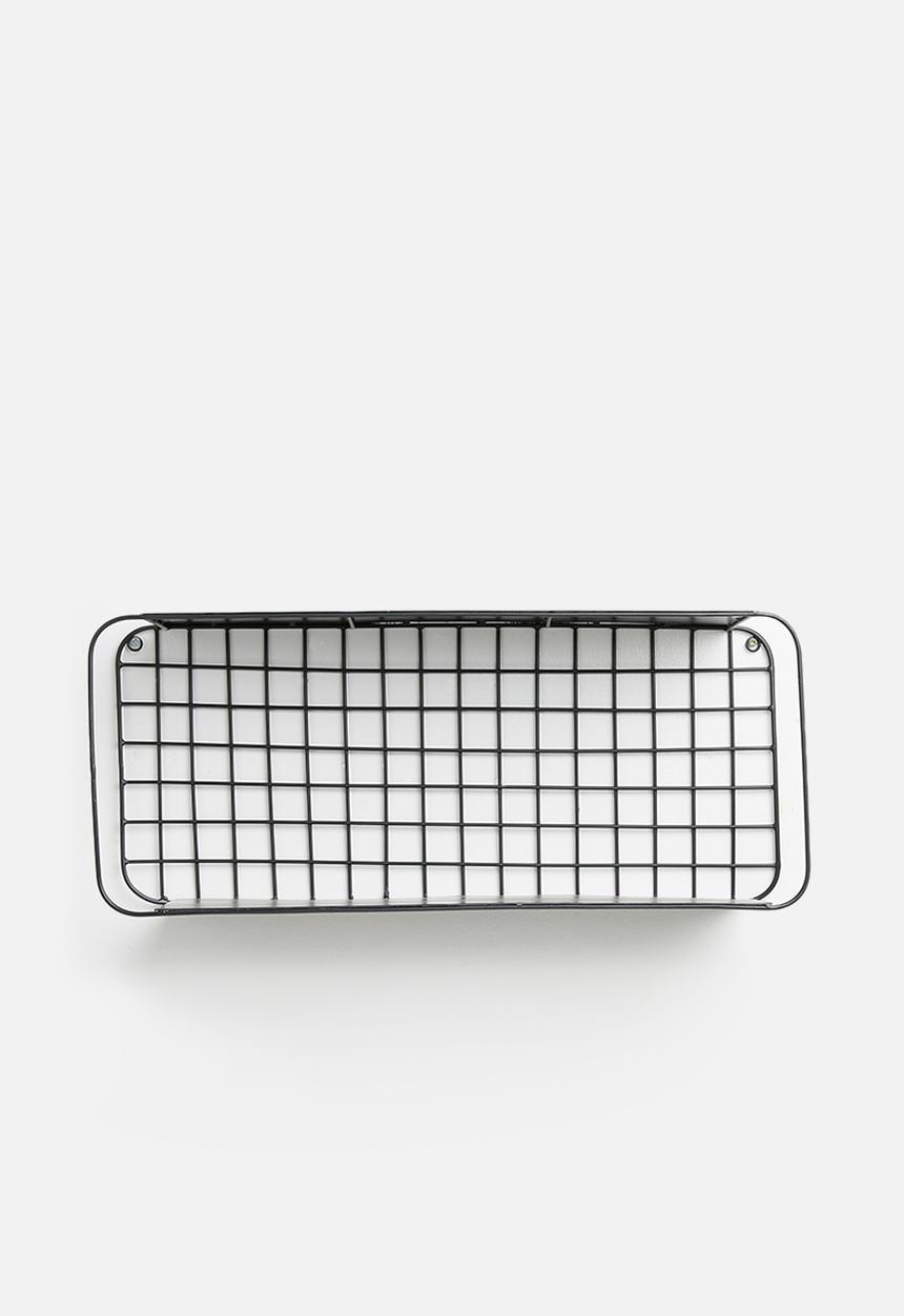 Sixth Floor - Amina wire shelf - black