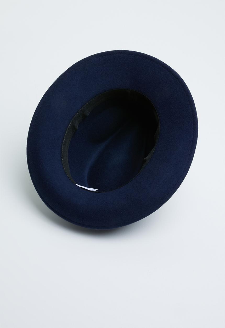 Superbalist - Felt fedora hat - navy