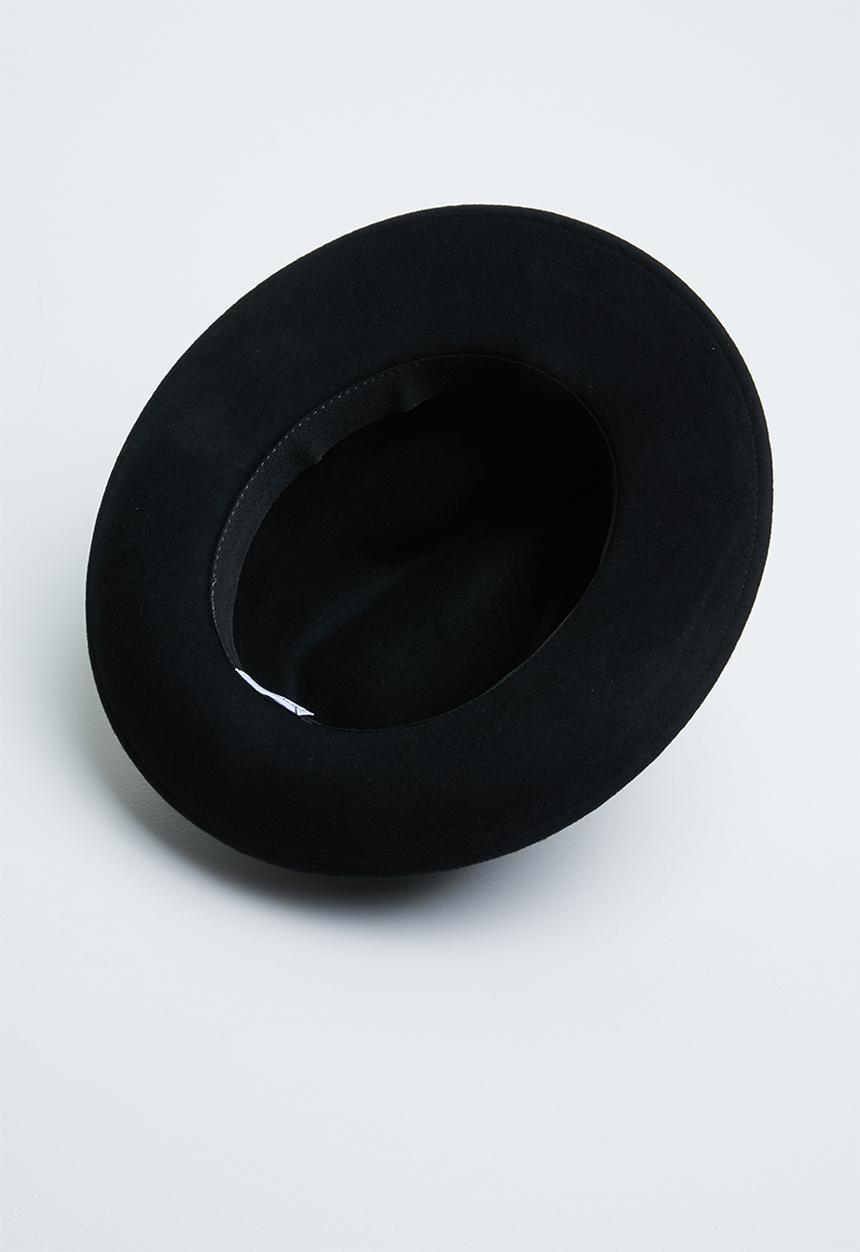 Superbalist - Felt fedora hat - black