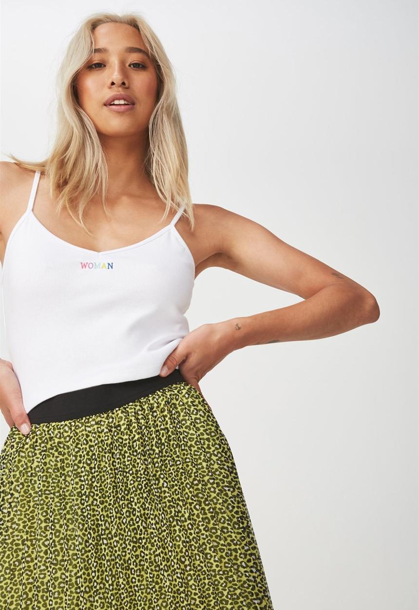 Cotton On - Tbar cami - white