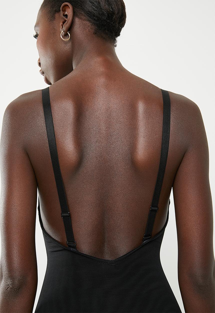 Easy Curves Shapewear - Shaper slip dress - black 