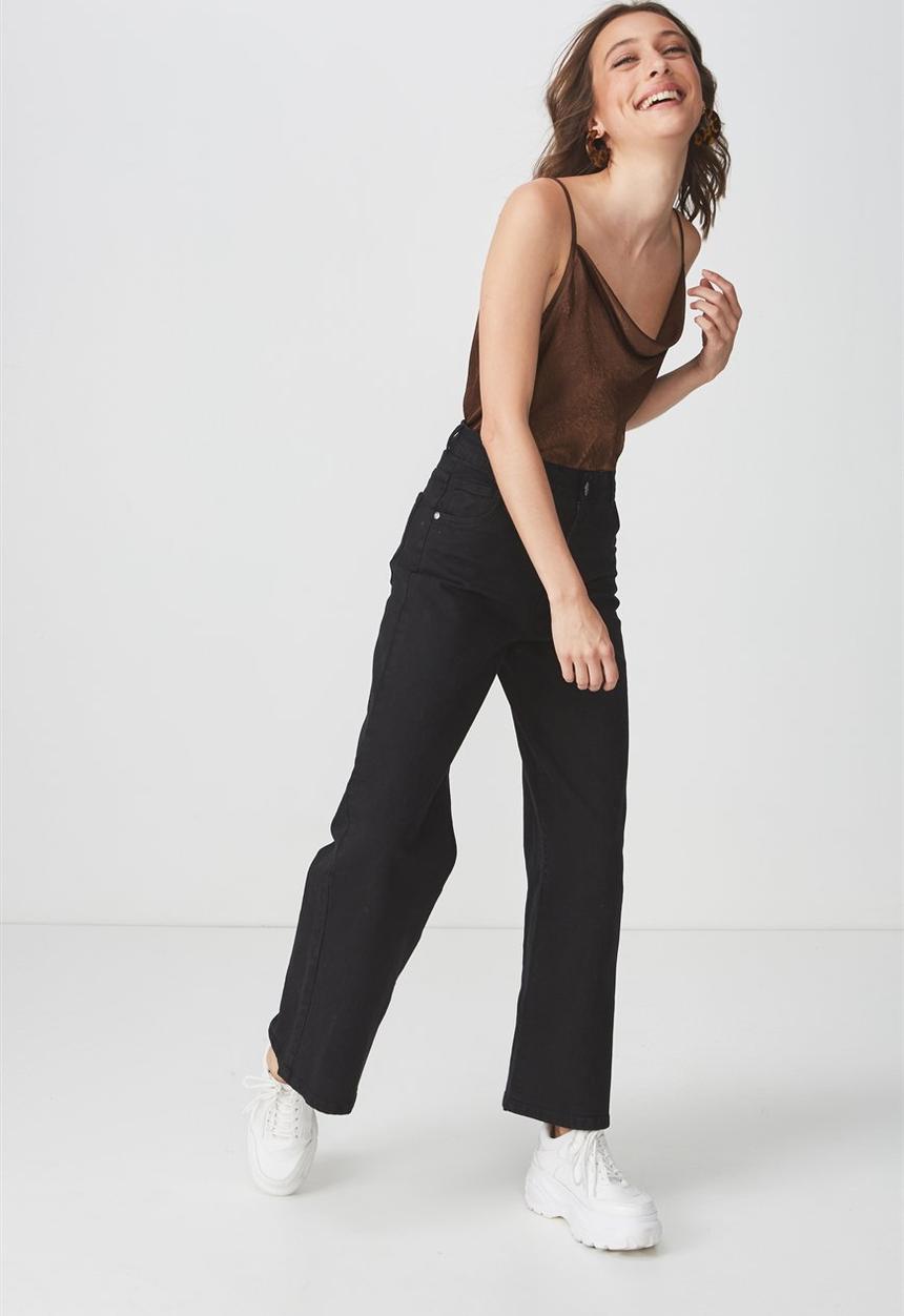 Cotton On - Delta cowl neck cami - brown