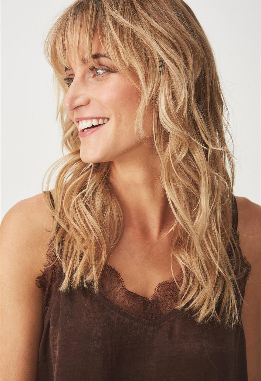 Cotton On - Ariel lace cami - brown