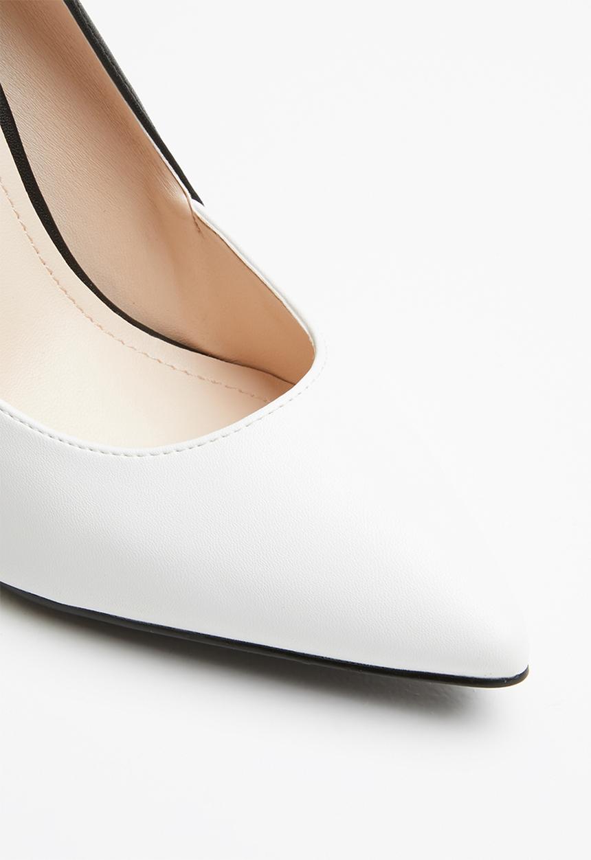 Miss Black - Court pointed toe heel - black & white