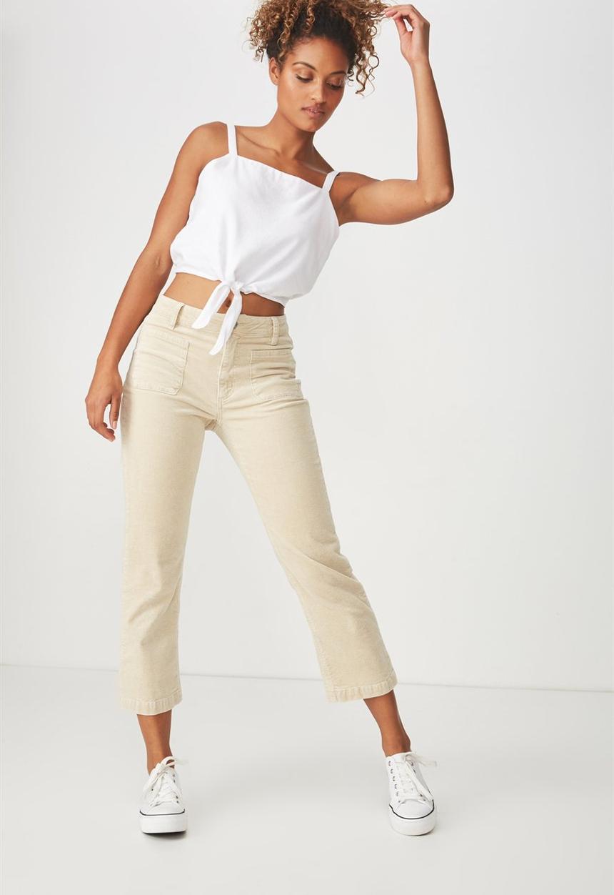 Cotton On - Reese tie-front cami - white