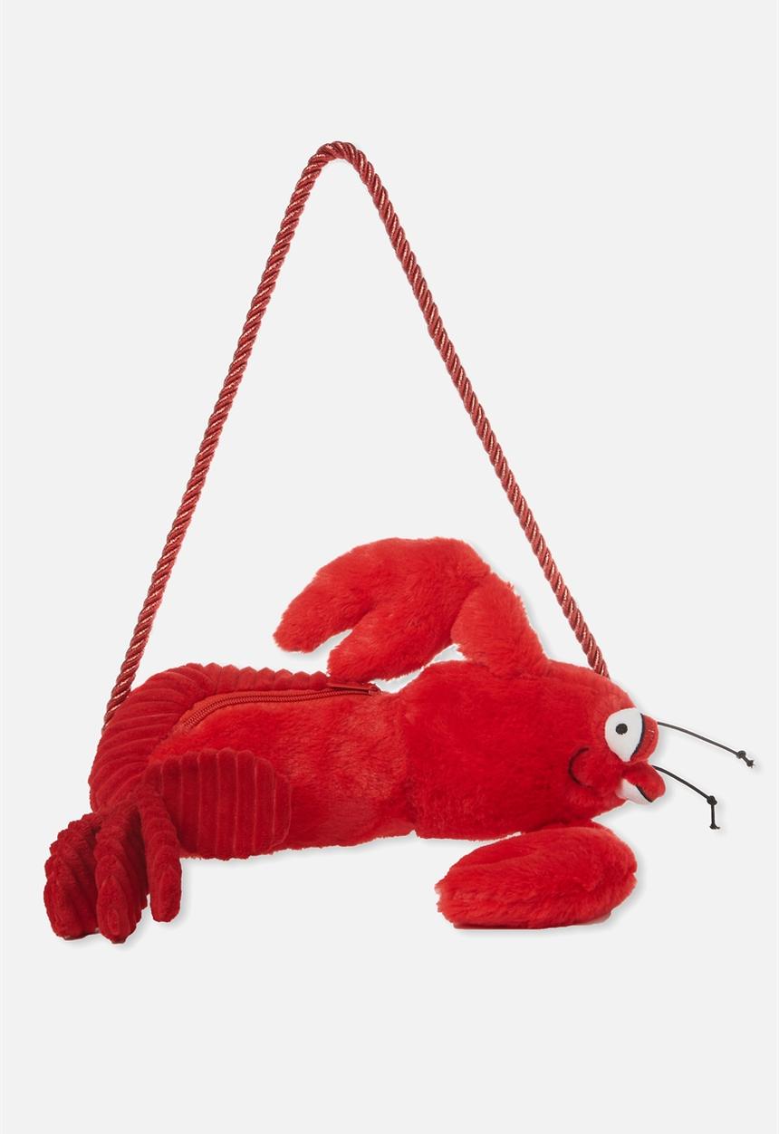 Cotton On - Plush animal bag - red