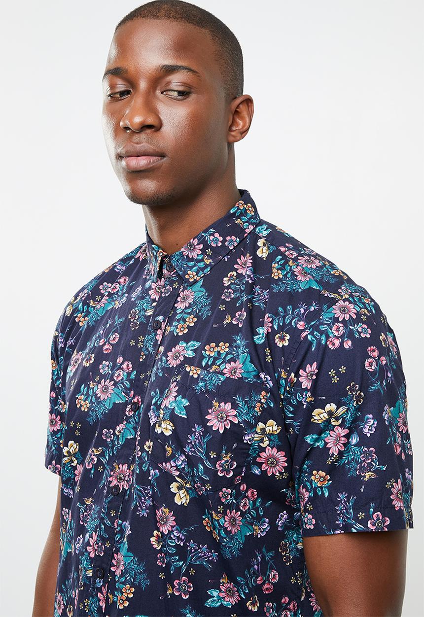 STYLE REPUBLIC - Tropics short sleeve shirt - multi