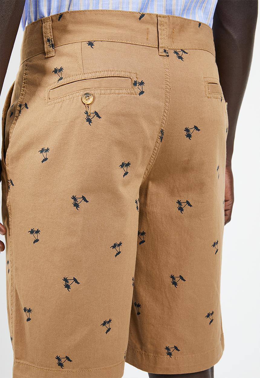 STYLE REPUBLIC - Twin palm shorts - tan