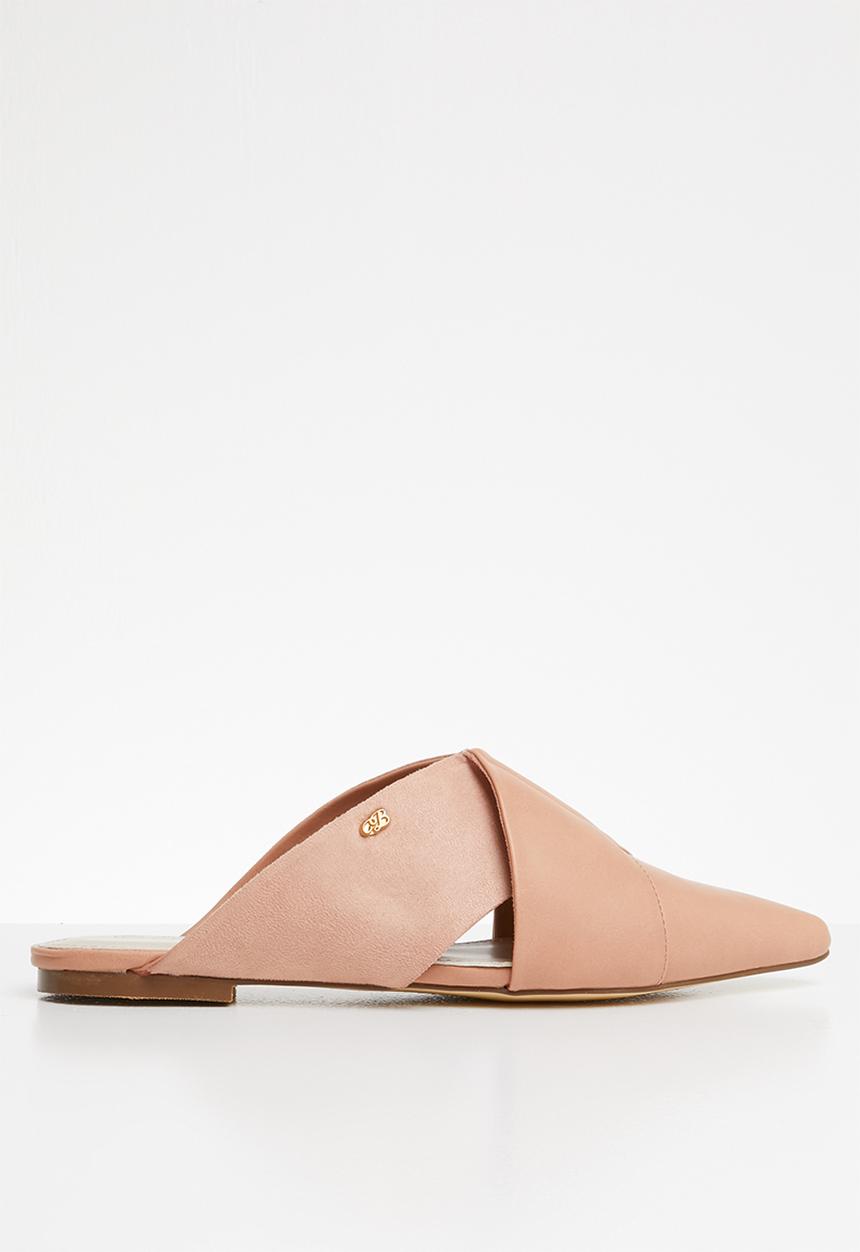 Miss Black - Bokang mule - mid pink