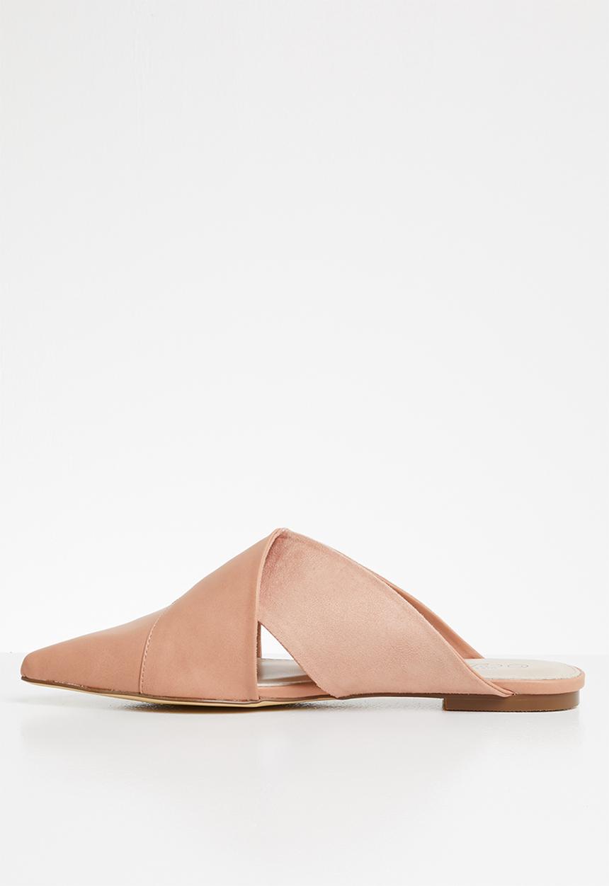 Miss Black - Bokang mule - mid pink
