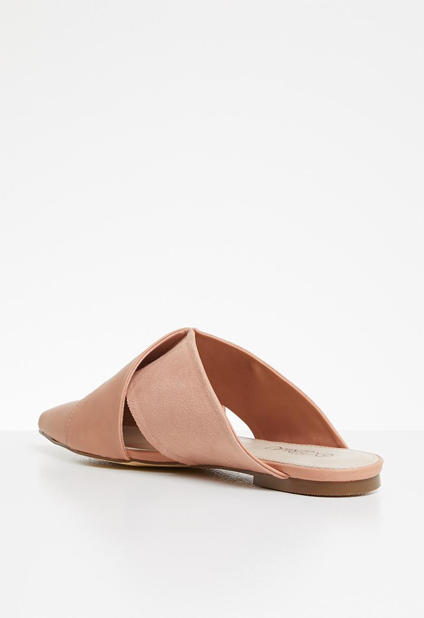 Miss Black - Bokang mule - mid pink
