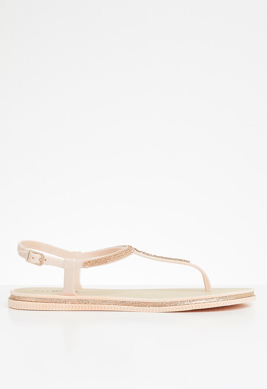 Miss Black - Peria T-bar sandals - pink