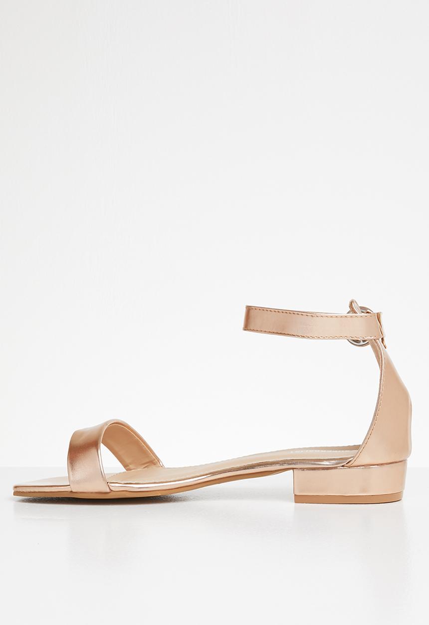 Superbalist - Lia barely there sandal - rose gold