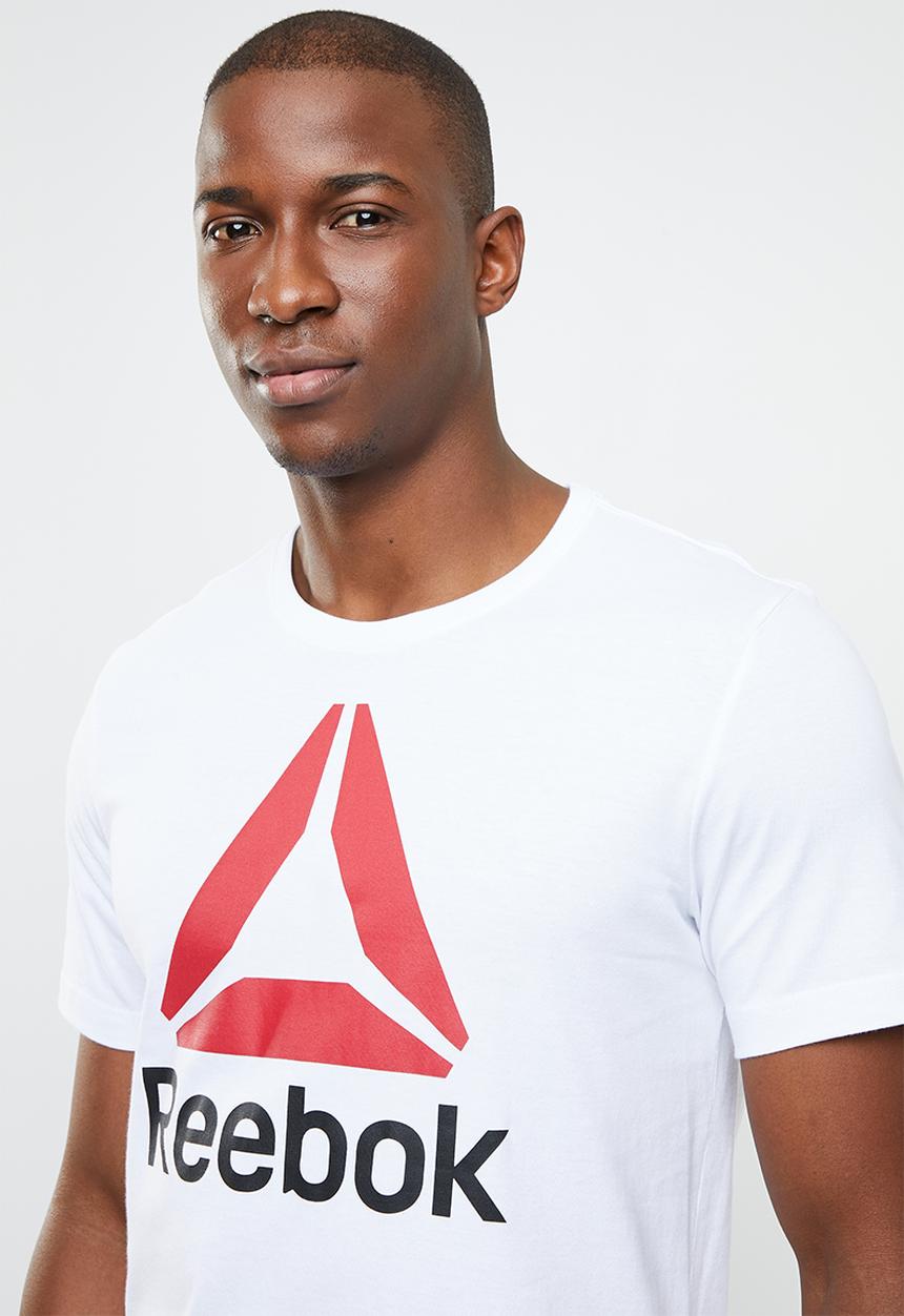 Reebok - Stacked tee - white
