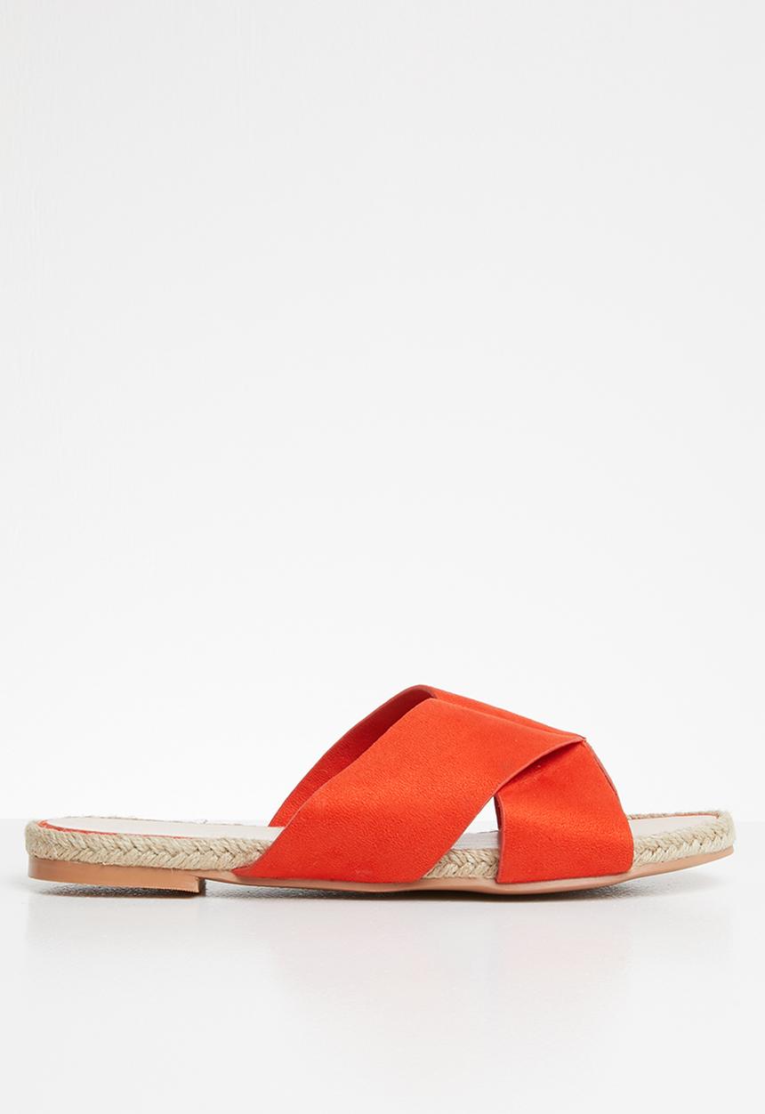 Superbalist - Crossover espadrille sandal - orange