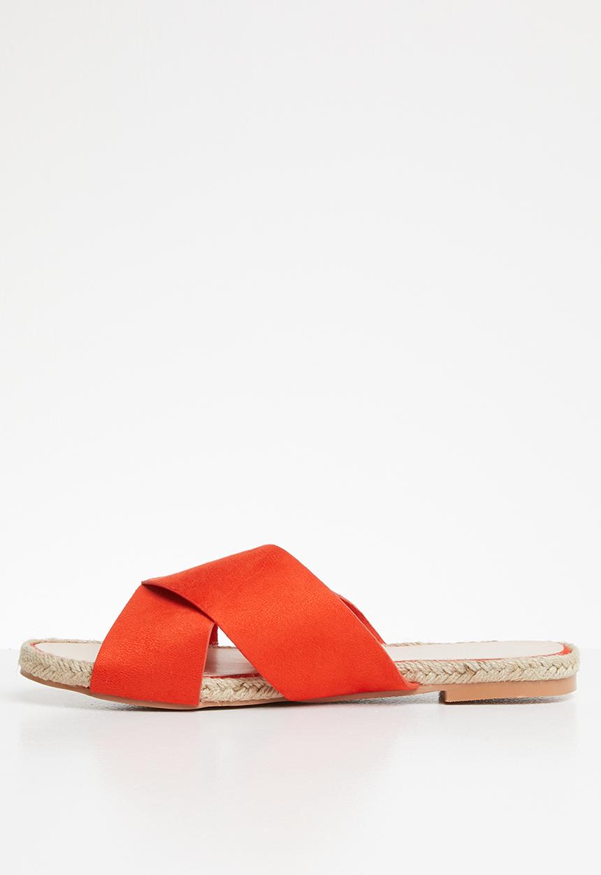 Superbalist - Crossover espadrille sandal - orange