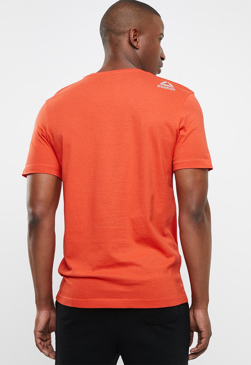 Reebok - Stacked tee - orange